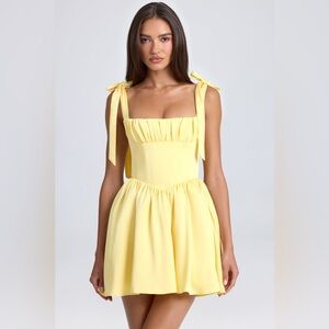 embellished asymmetric corset mini dress in ivory One Shoulder Dress Ivory / 2 main image 1